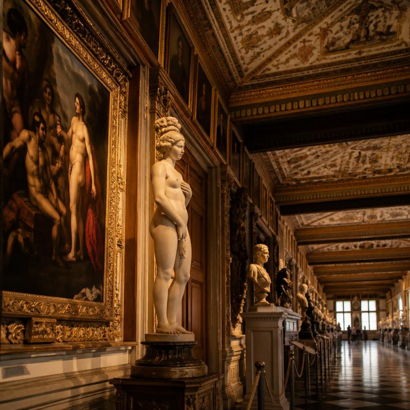 Majstri a dielo Uffizi: Základy renesancie