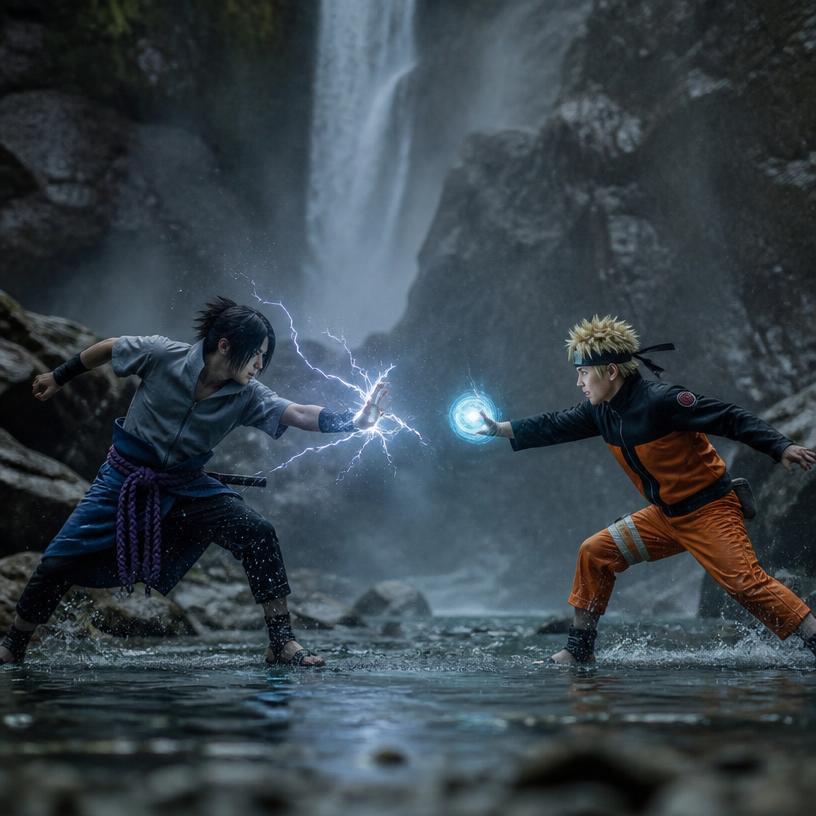 Naruto, Sasuke a večný súboj